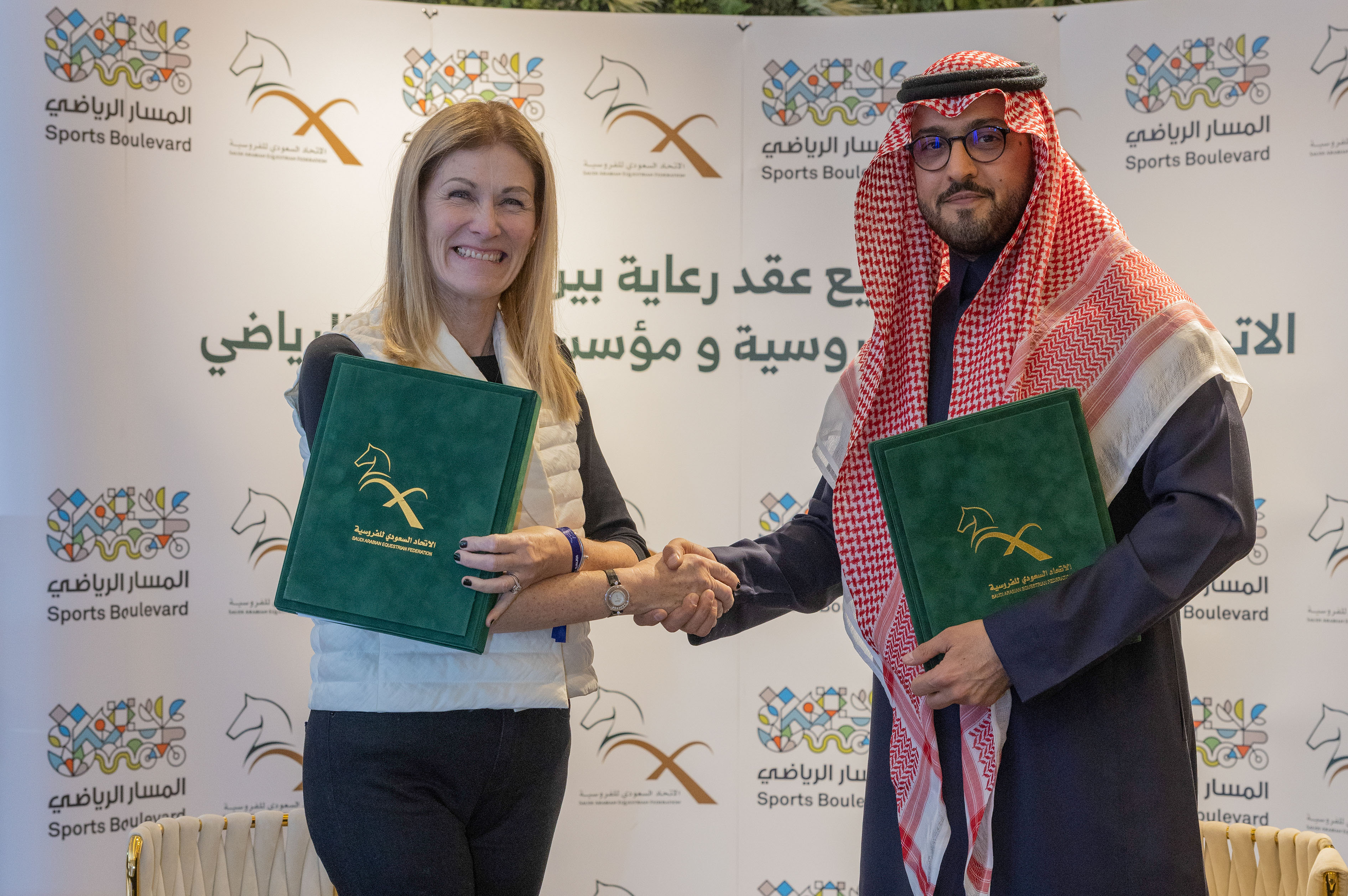 Sports Boulevard Foundation and Saudi Arabian Equestrian Federation signed an agreement, making the Sports Boulevard an official sports partner 