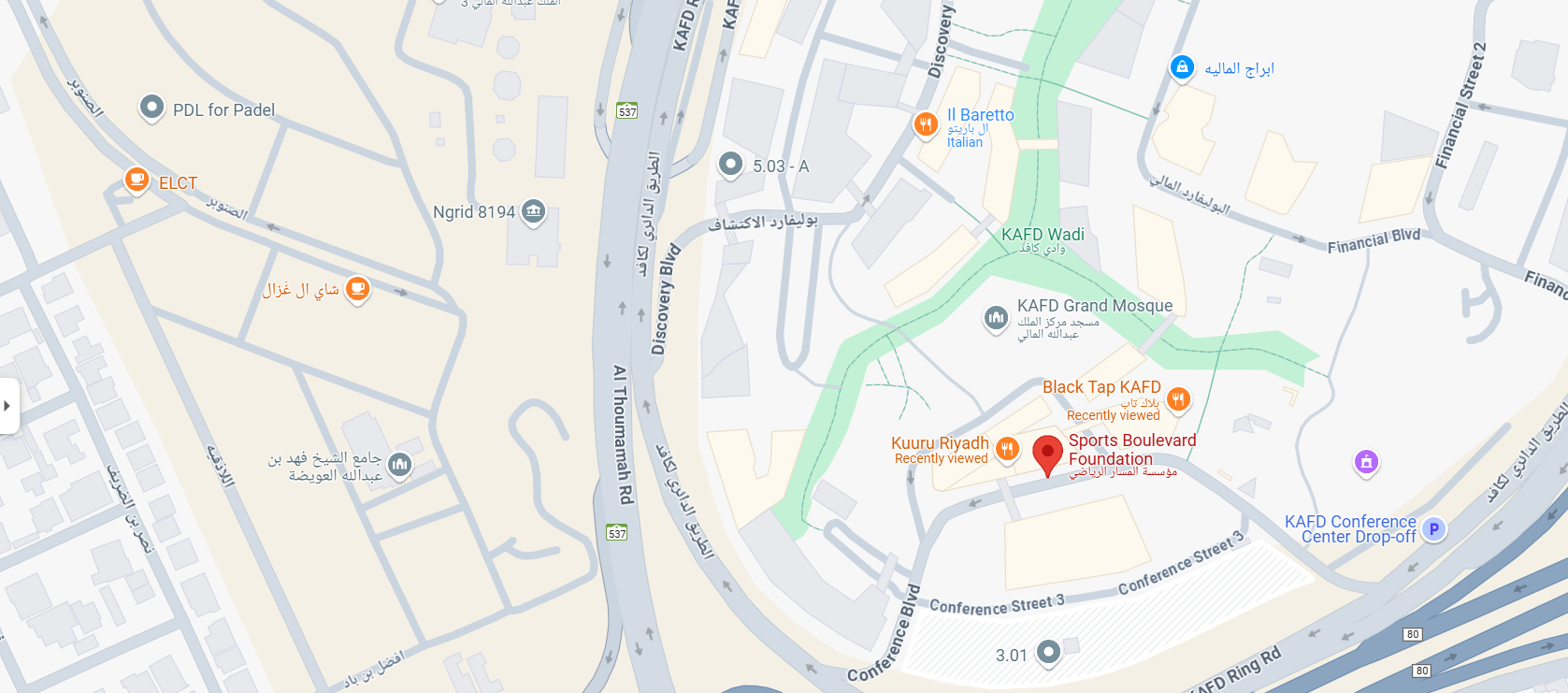 Event Location Map